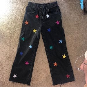 SOLD - Ragged Priest Galaxy Star Jeans
